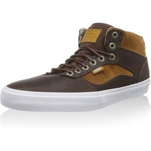 Vans Men's Brown leather corduroy Bedford Duck Hunt sneakers